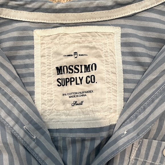 Striped blue button down - Picture 2 of 2